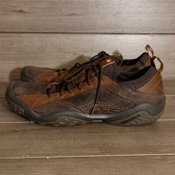 Merrell Performance Mens Hiking Shoes Size 9 J44403 Concord Leather Brown - Picture 7 of 16